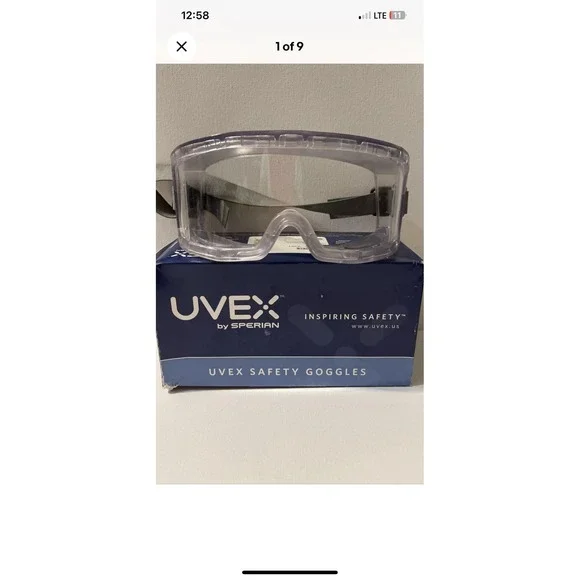 Uvex by Honeywell Panoramic Lens Eye Safety Protection Clear Body One Size S345C - Picture 1 of 11